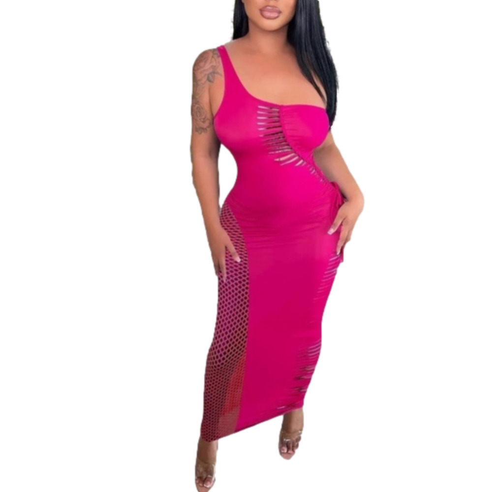 𝅺solid One Shoulder Maxi - Picture 7 of 8